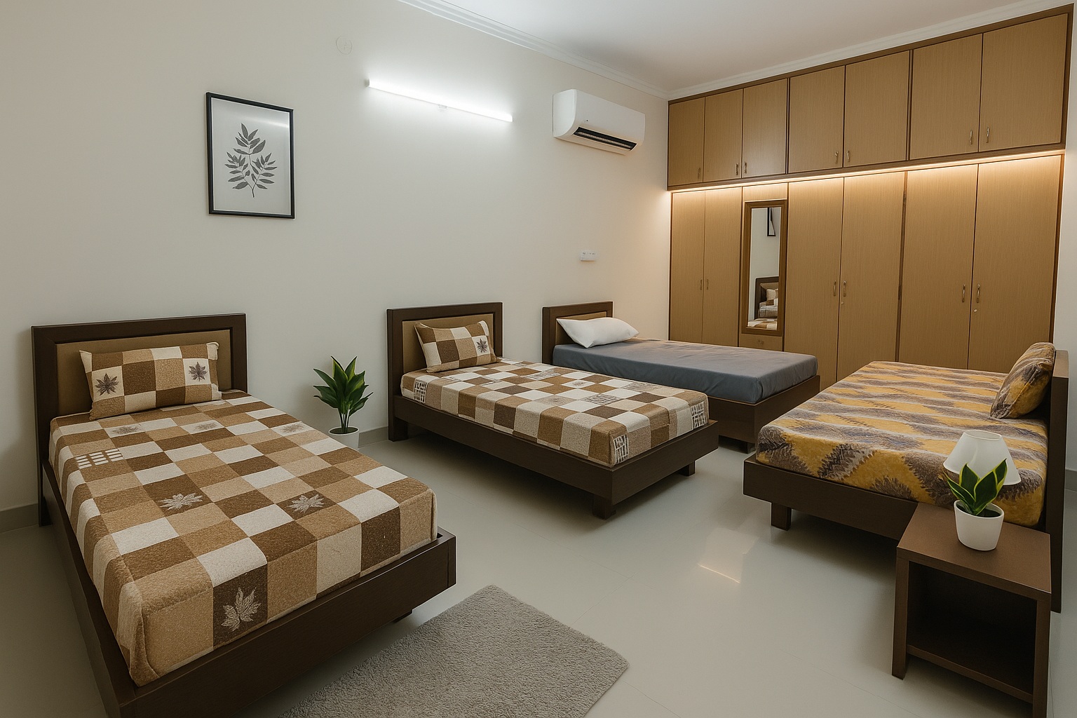 Main room photo at Vedanta Boys PG